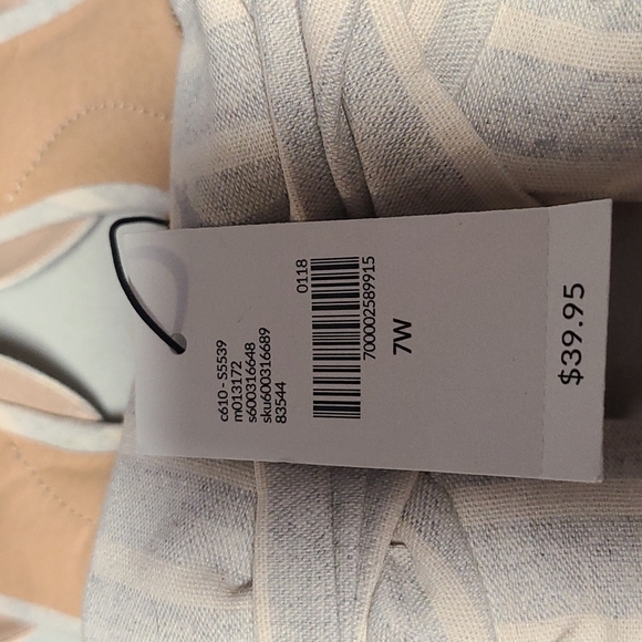 Lane Bryant fabric flats size 7W - Picture 7 of 7